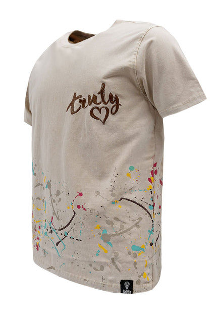 Men's Truly Yours Paint Splatter Graphic T-Shirt