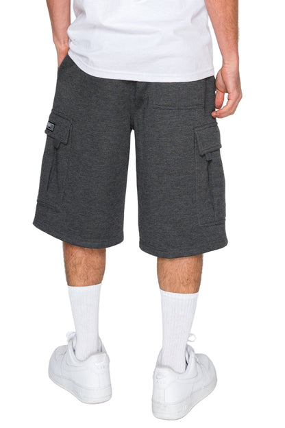 RESTRICT Baggy Fit Cargo Fleece Shorts