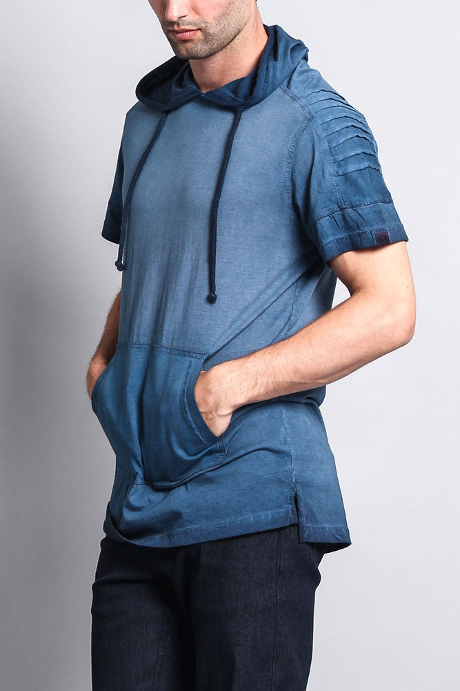 Surface Dyed Hooded T-Shirt