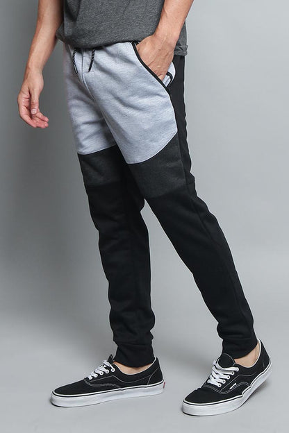 Tri Color Blocked Sweat Pants
