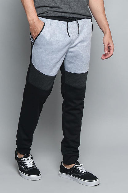 Tri Color Blocked Sweat Pants