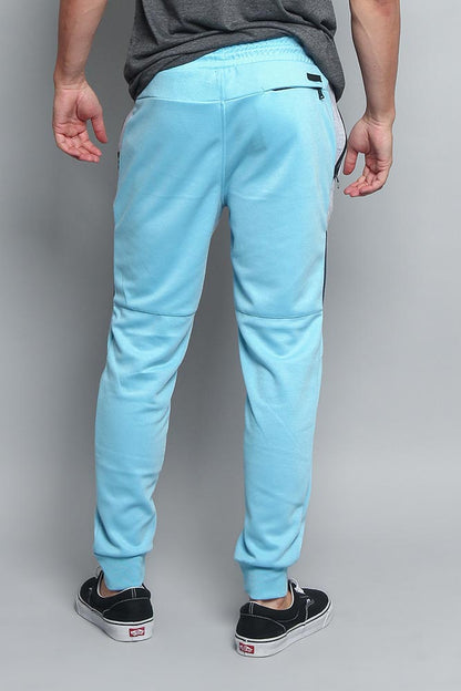 Tri Color Blocked Sweat Pants