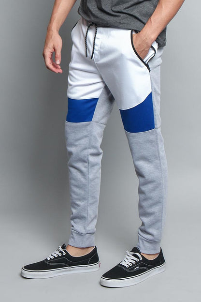 Tri Color Blocked Sweat Pants