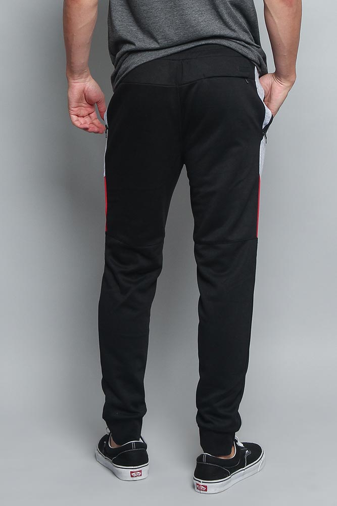Tri Color Blocked Sweat Pants