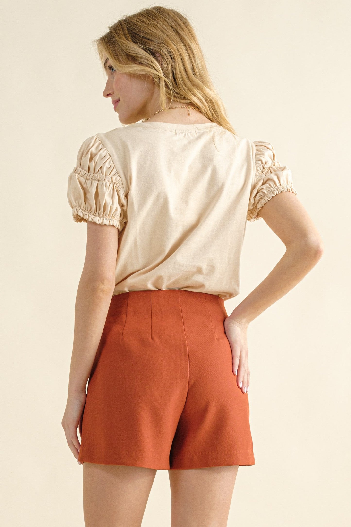 In Your Eyes Puff Sleeve Top