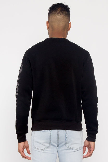 Chenille Bear Patch Fleece Crewneck