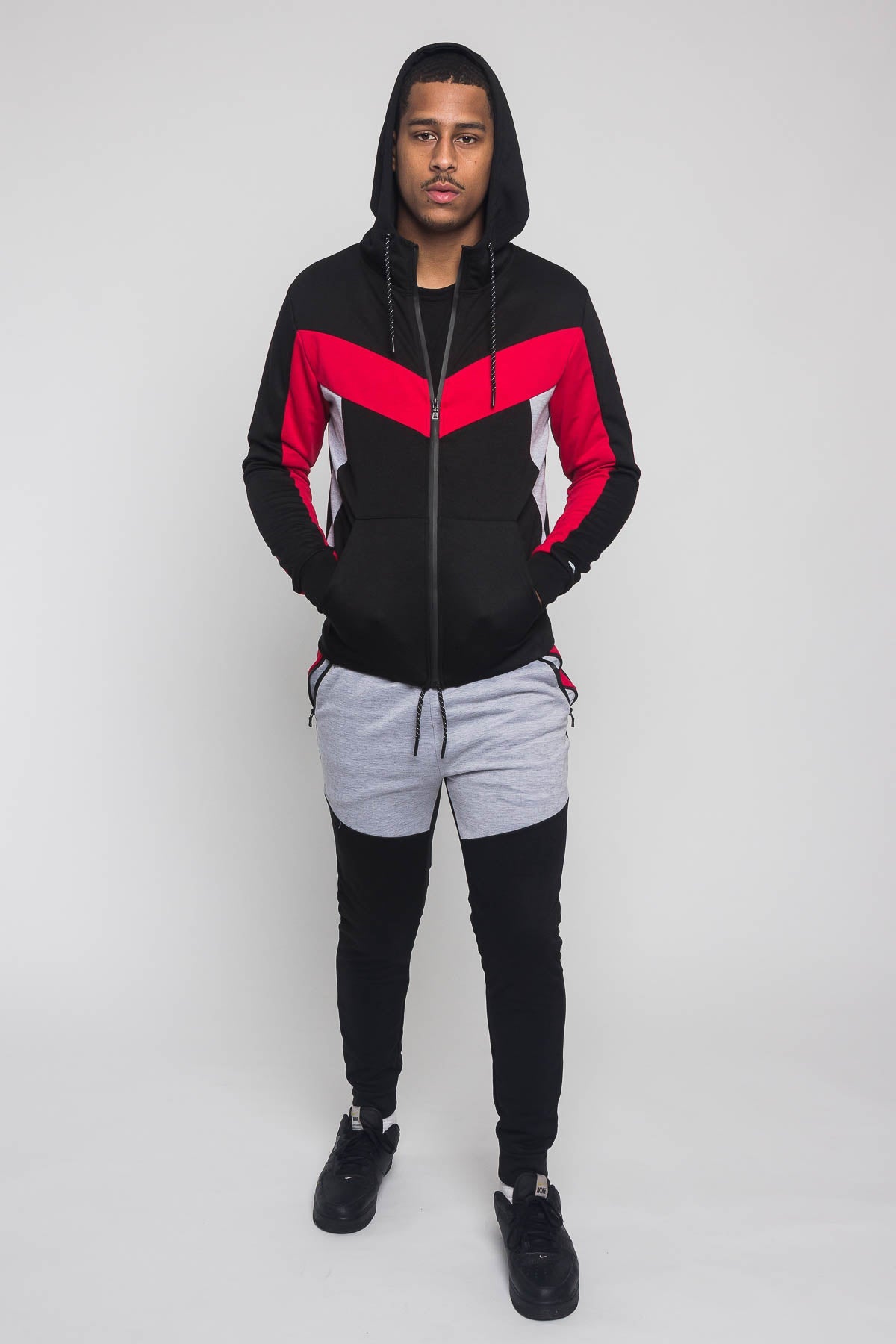 Tri Colored Tracksuit Set