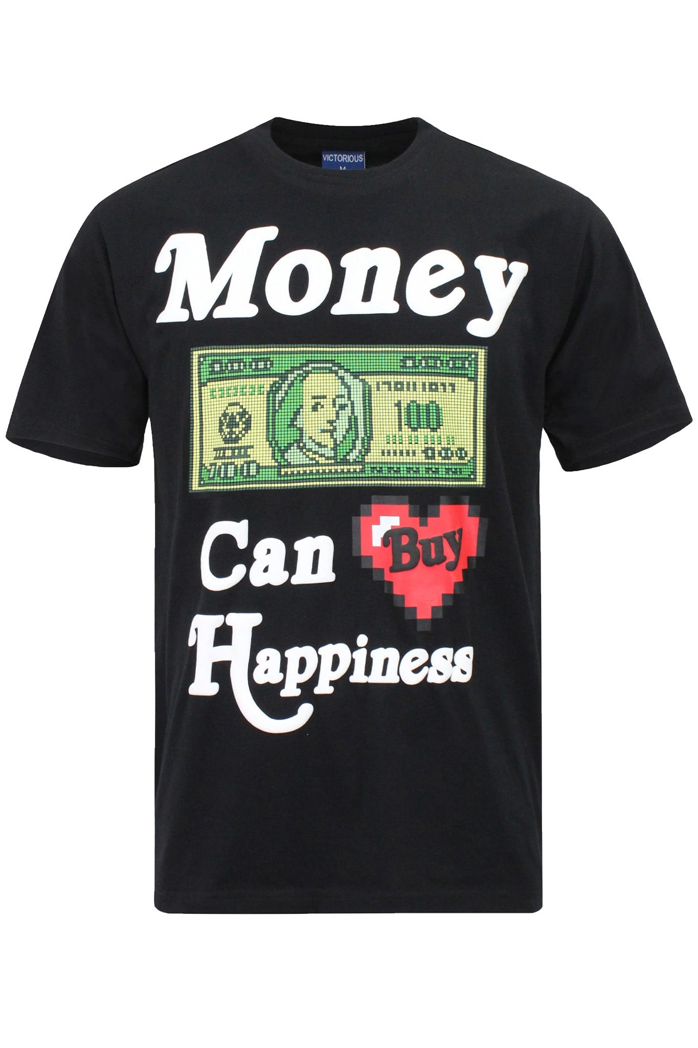 Money Can Buy Happines Pixel T-Shirts