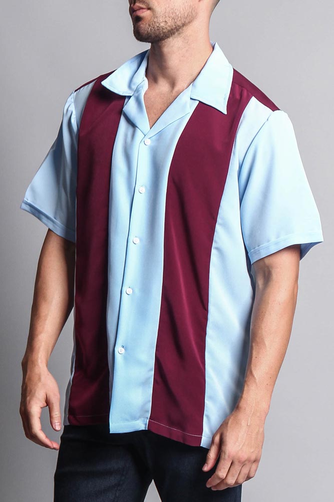 CS Striped Bowling Shirt