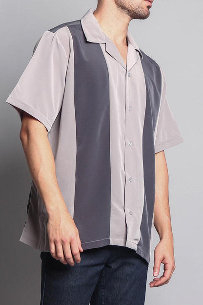 CS Striped Bowling Shirt