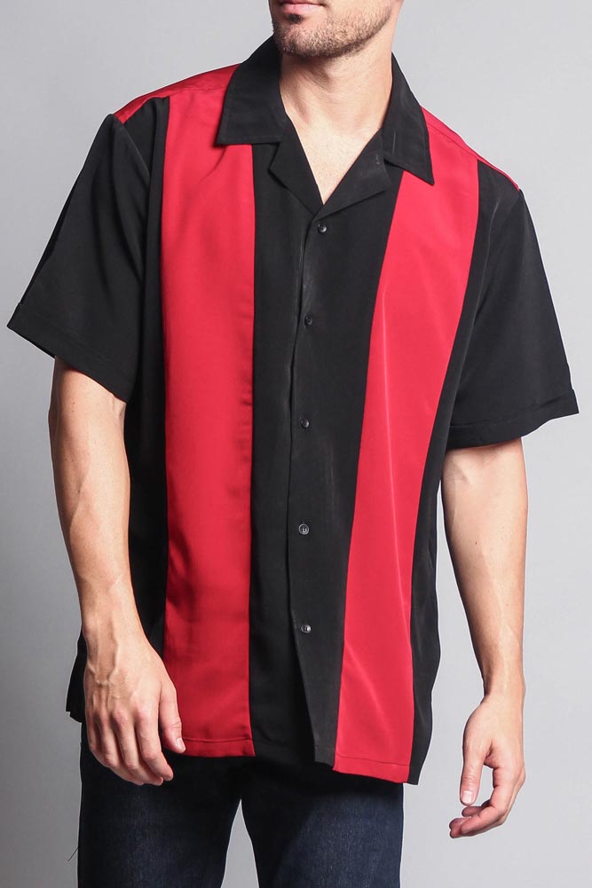 CS Striped Bowling Shirt