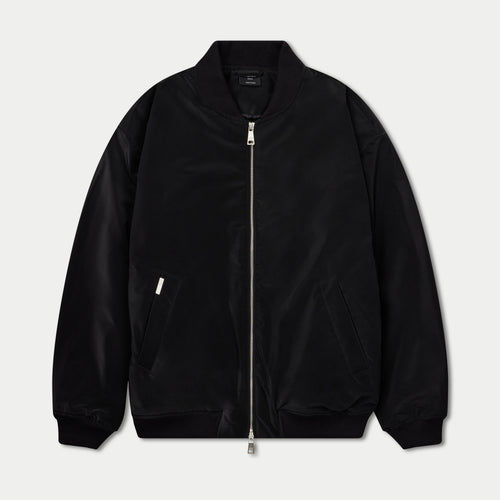 REWEAR Layer Bomber Jacket - Black