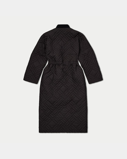 Womens Longline Puffer Jacket
