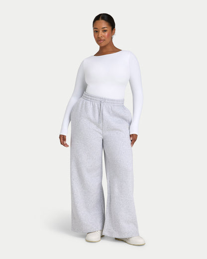 Womens Essential Dual Wear Long Sleeve Top