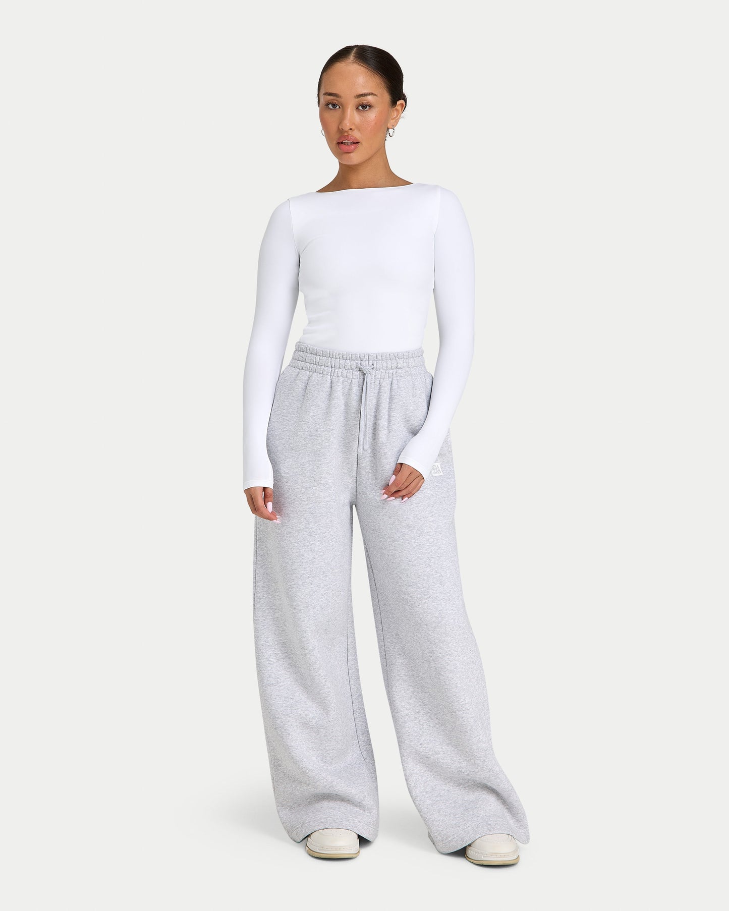 Womens Essential Dual Wear Long Sleeve Top