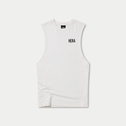 Mens Staple Tank - White