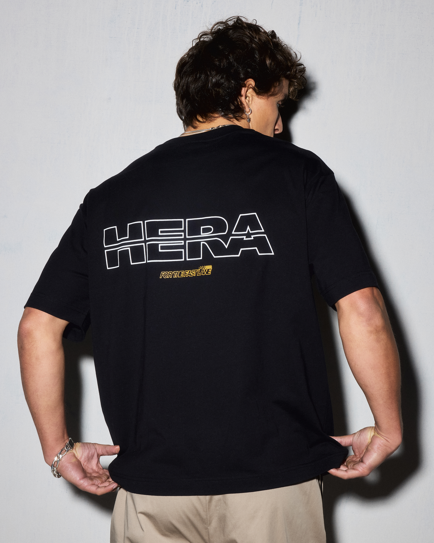 Mens Racing Track Oversized T-shirt