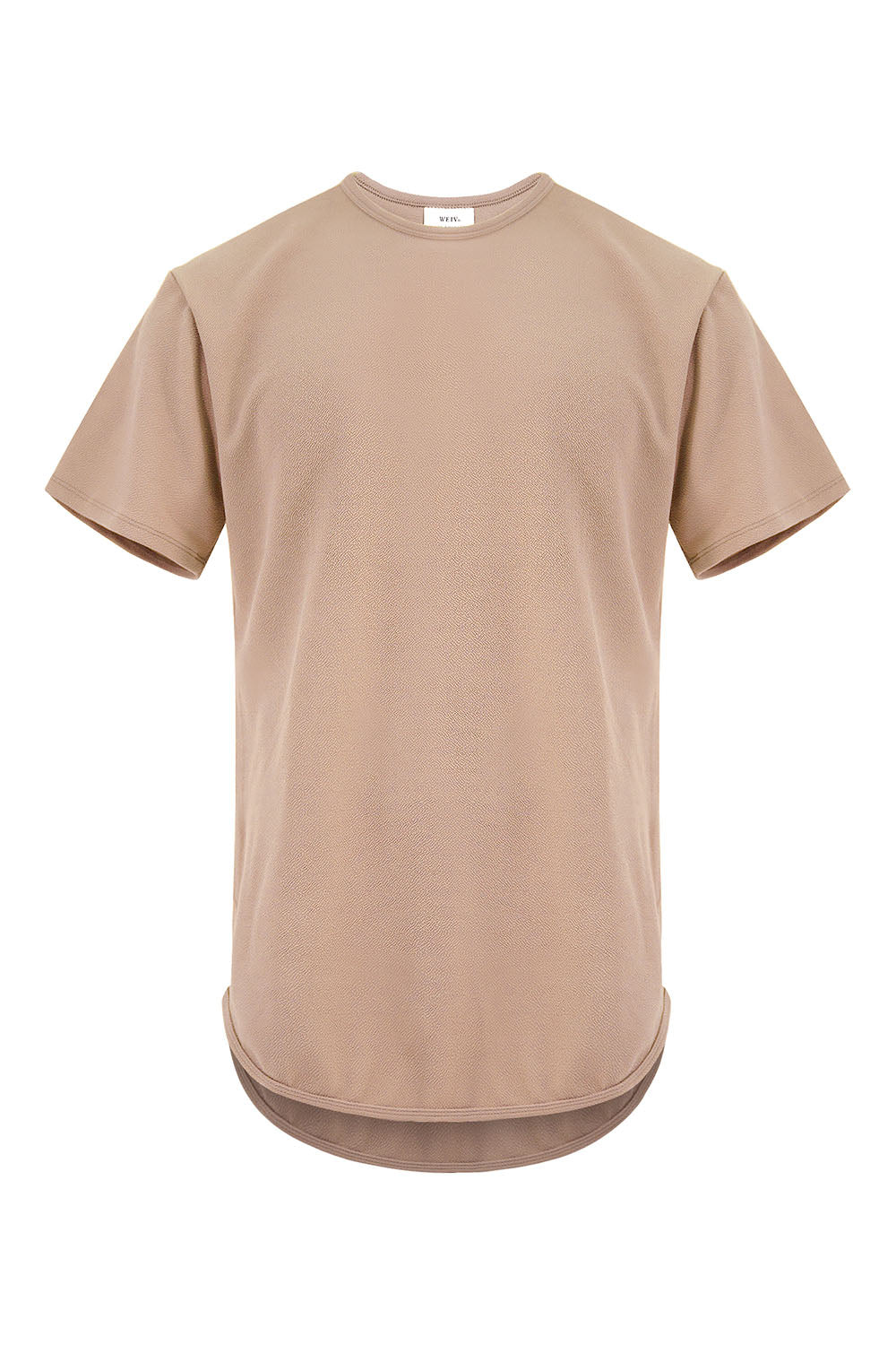Men's Essential Scallop Round Hem T-Shirt