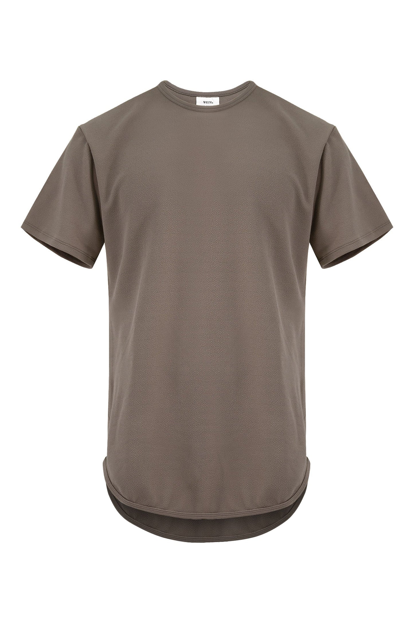 Men's Essential Scallop Round Hem T-Shirt