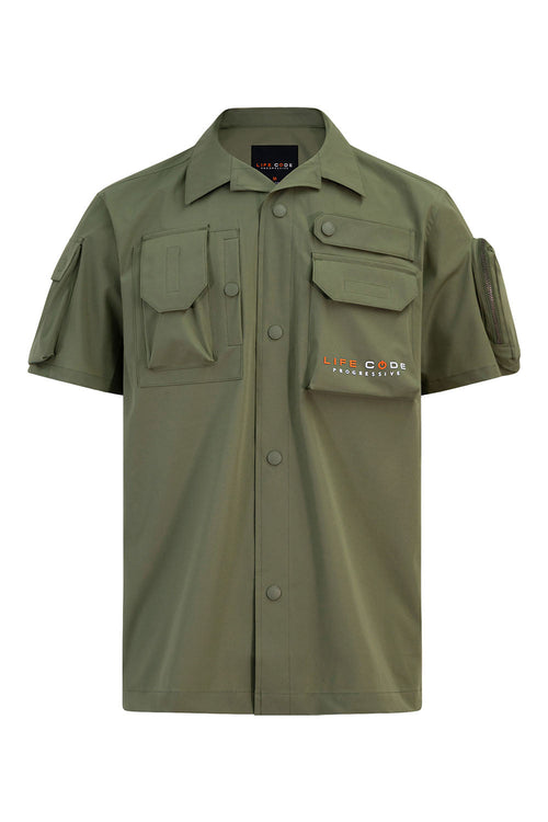 Nylon Taslan Short Sleeve Shirt