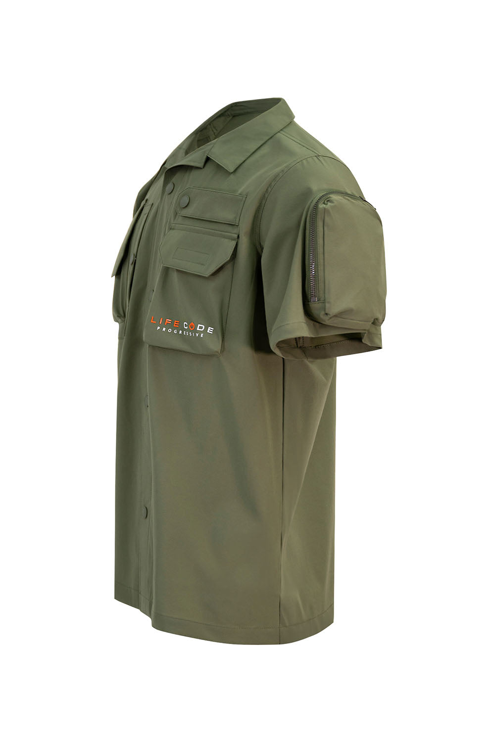 Nylon Taslan Short Sleeve Shirt