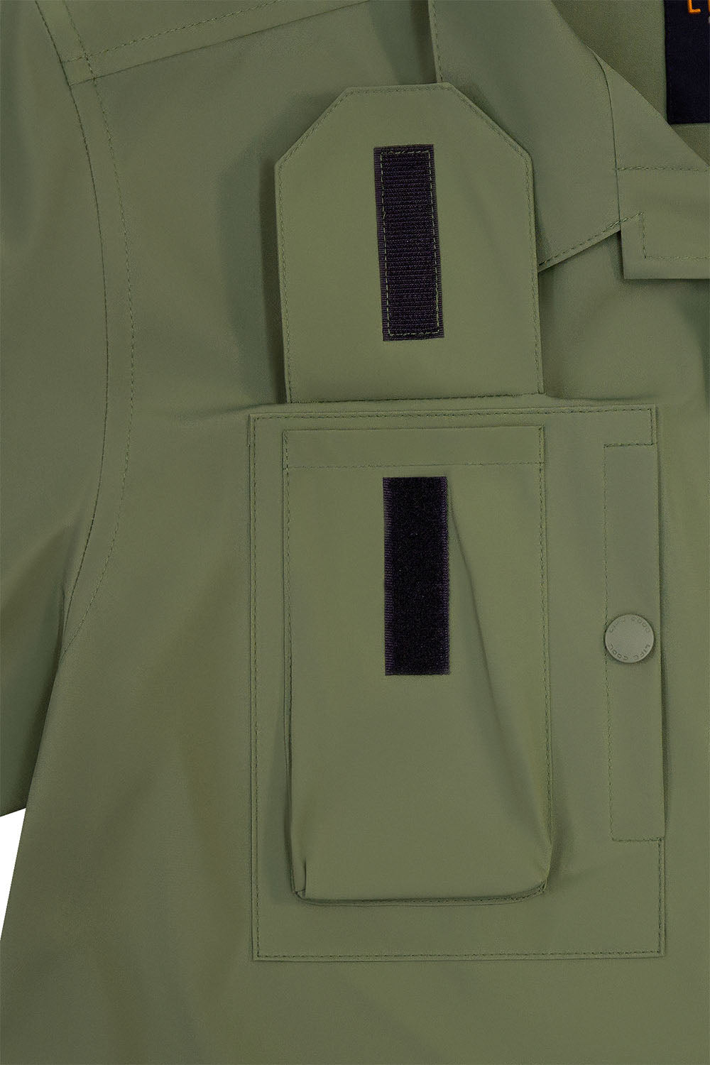 Nylon Taslan Short Sleeve Shirt