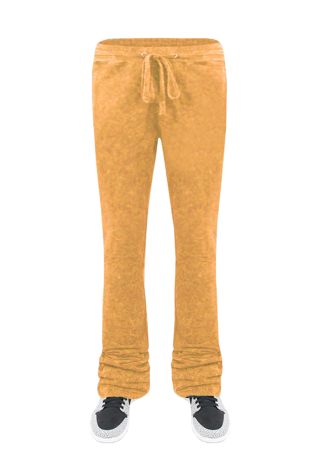 Men's Acid Washed Stacked Fleece Sweat Pants
