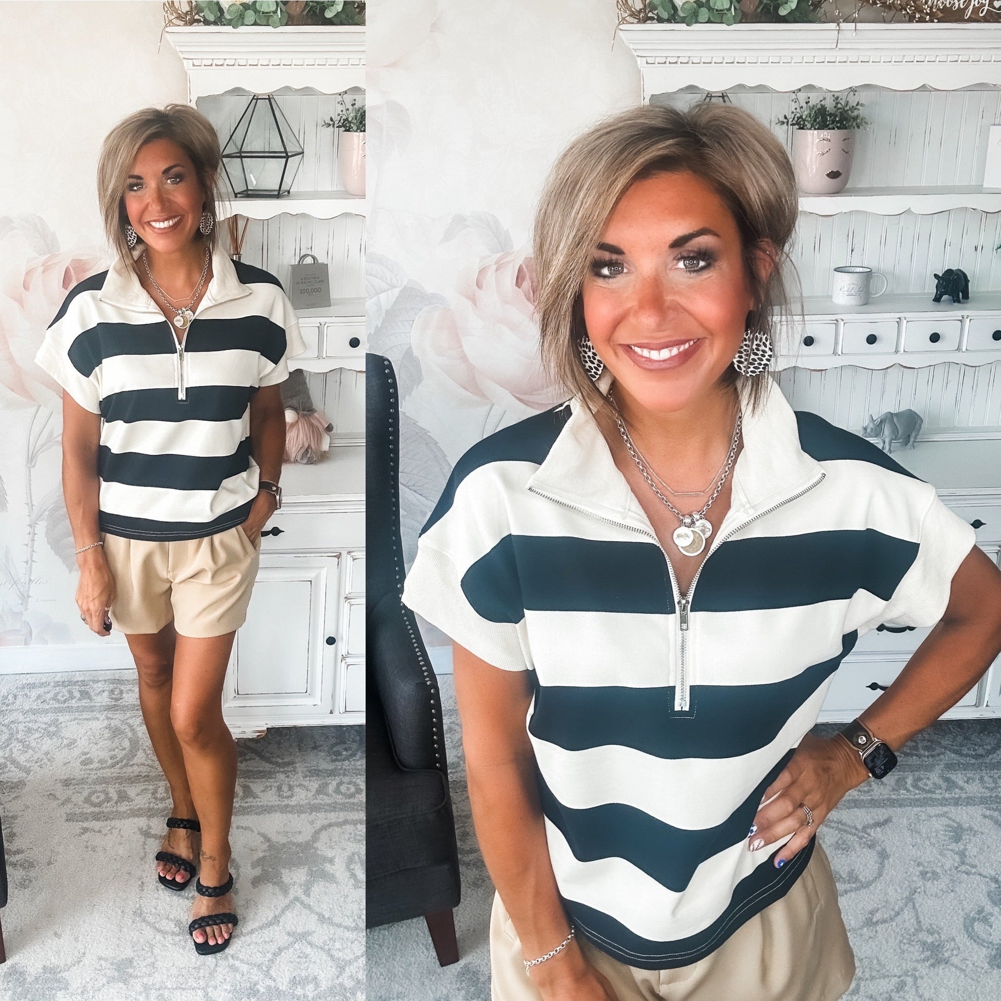 Hope Floats Quarter Zip Sweater