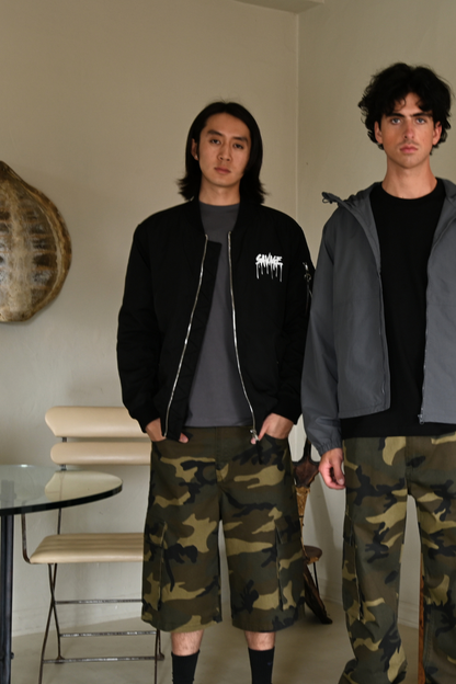 Baggy Fit Cargo Camo Shorts