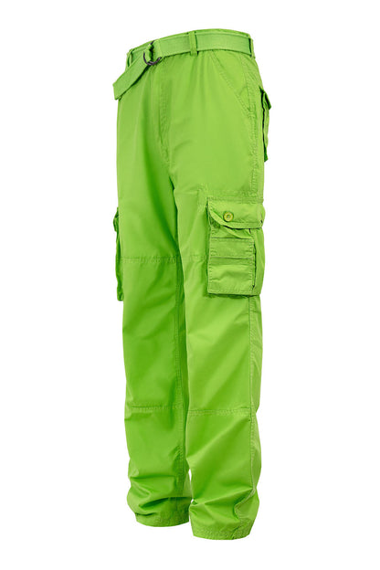 Men's Essential Enzyme Washed Twill Cargo Pants (1)
