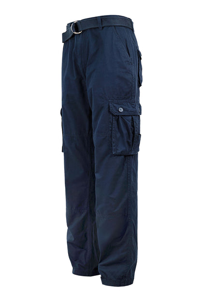 Men's Essential Enzyme Washed Twill Cargo Pants (2)