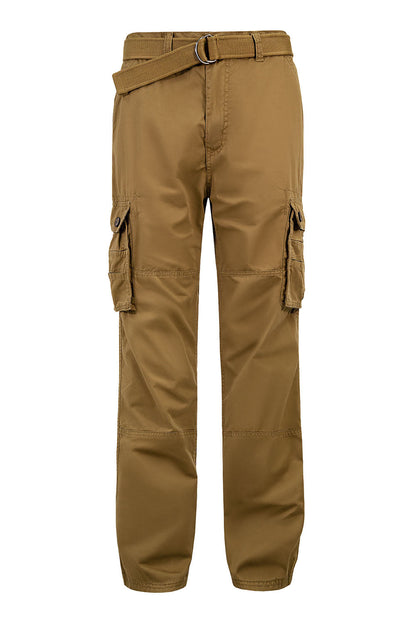 Men's Essential Enzyme Washed Twill Cargo Pants (2)
