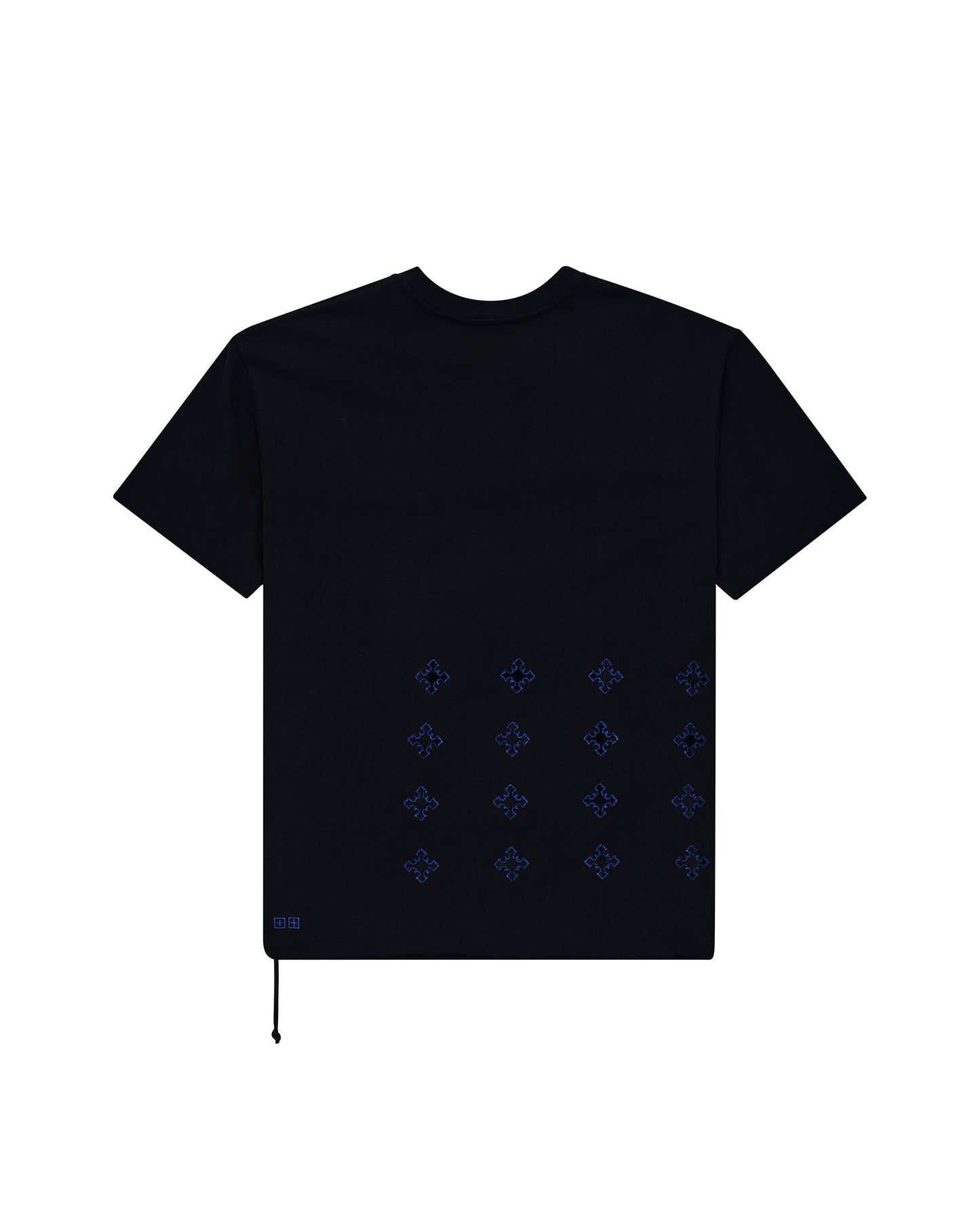 4X4 PAISE BIGGIE SS TEE COBALT BLACK