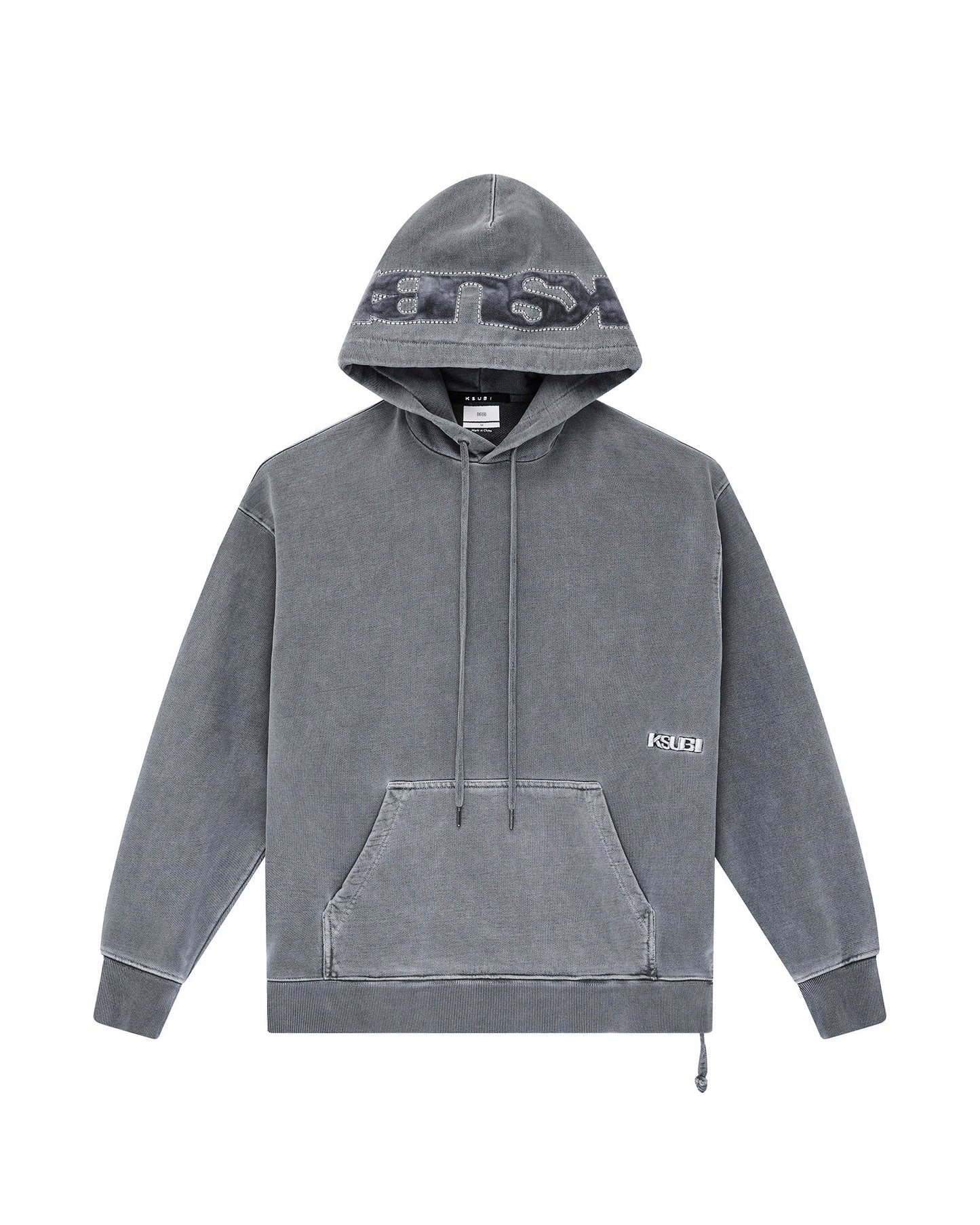 4X4 PAISE BIGGIE HOODIE CHARCOAL