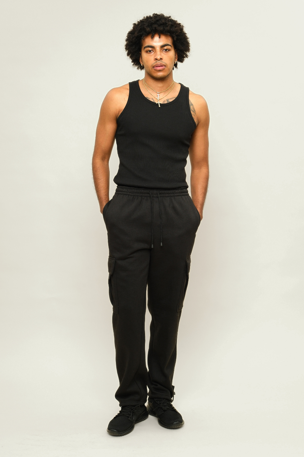 Fleece Heavyweight Cargo Sweat Pants