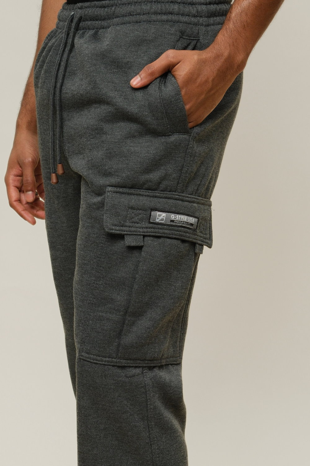 Fleece Heavyweight Cargo Sweat Pants