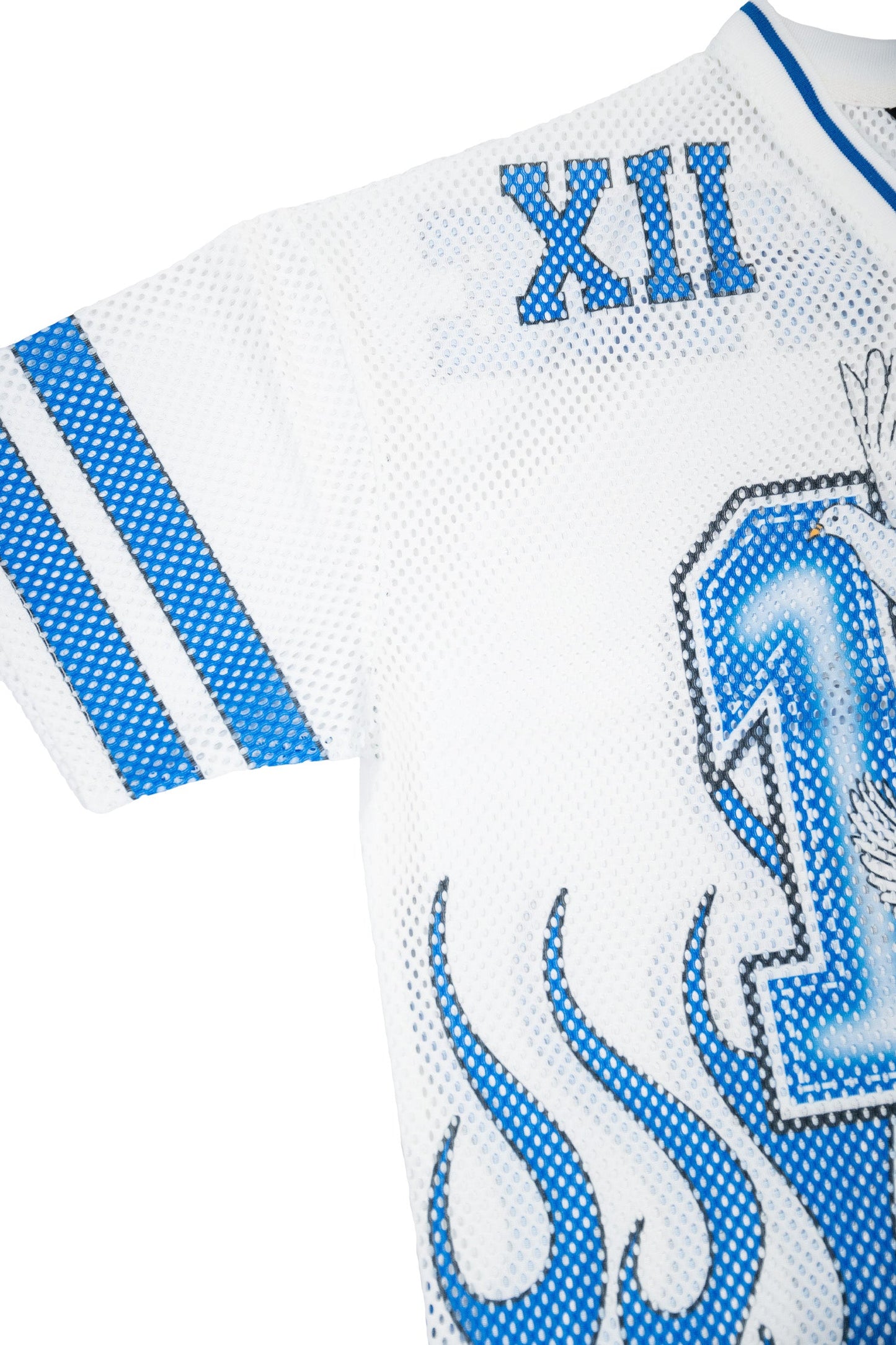 Men's Oversized Mesh Flame Top