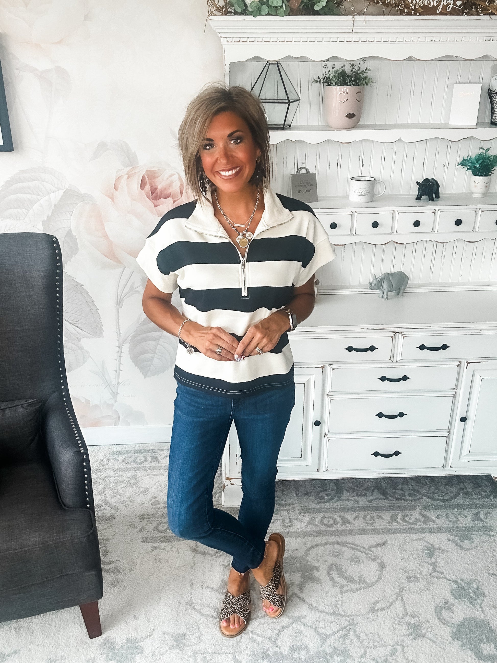 Hope Floats Quarter Zip Sweater