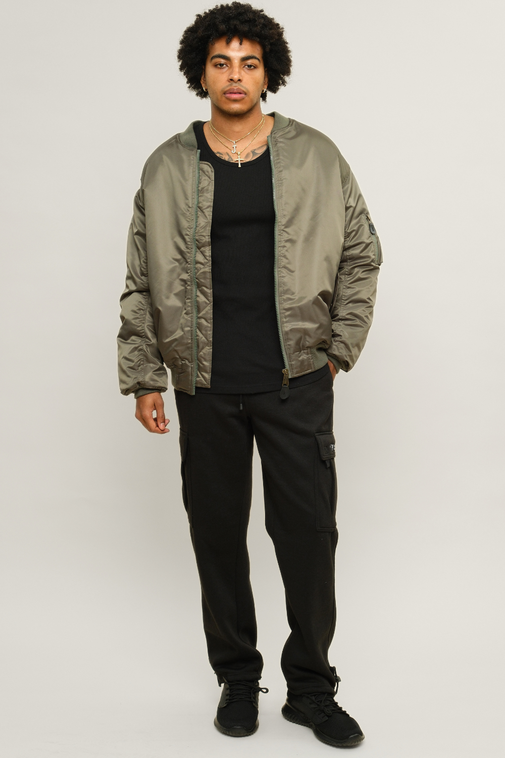 Fleece Heavyweight Cargo Sweat Pants