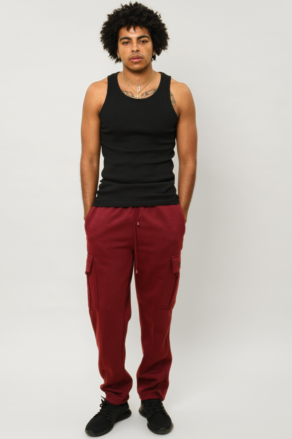 Neon Fleece Heavyweight Cargo Sweat Pants