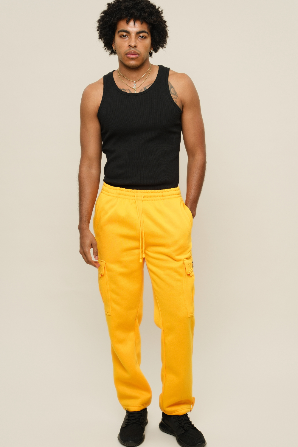 Neon Fleece Heavyweight Cargo Sweat Pants