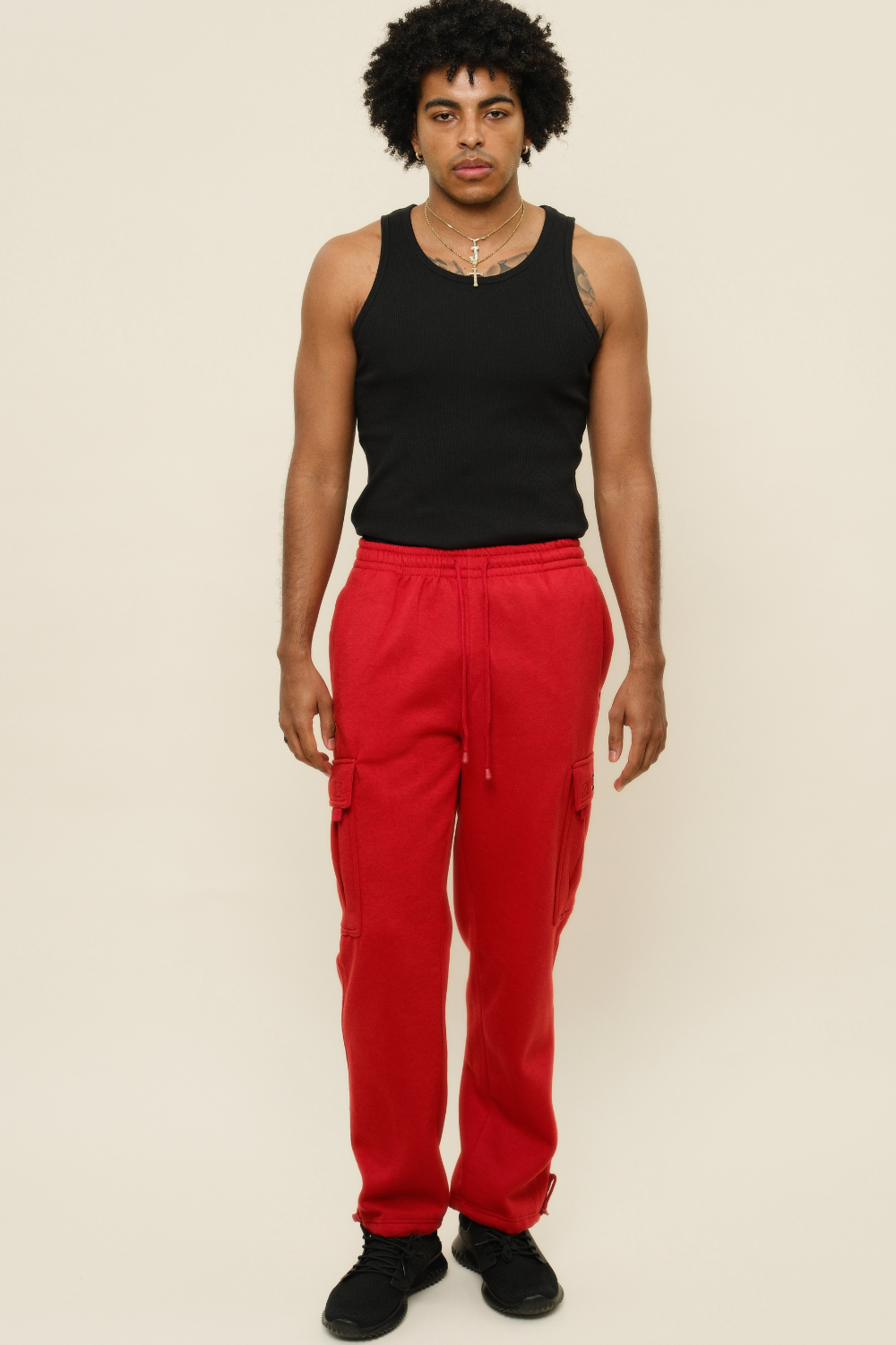 Fleece Heavyweight Cargo Sweat Pants