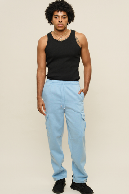 Fleece Heavyweight Cargo Sweat Pants