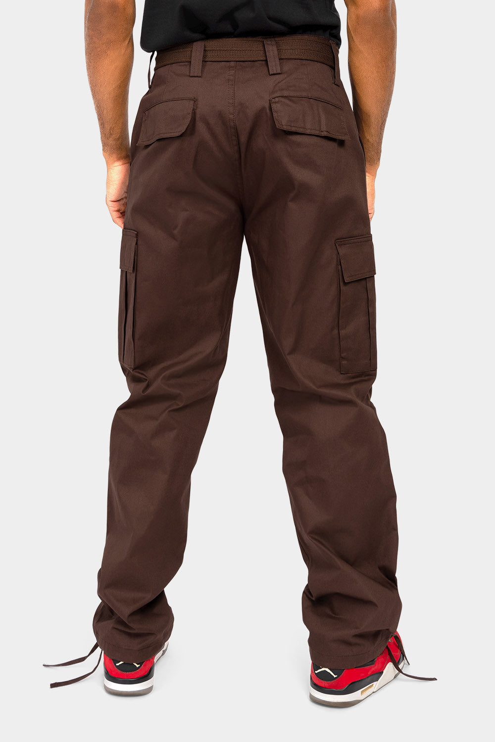 Essential Canvas Cargo Pants with Belt