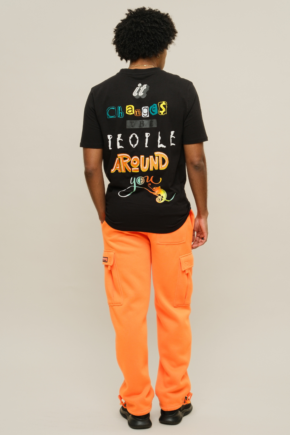 Neon Fleece Heavyweight Cargo Sweat Pants