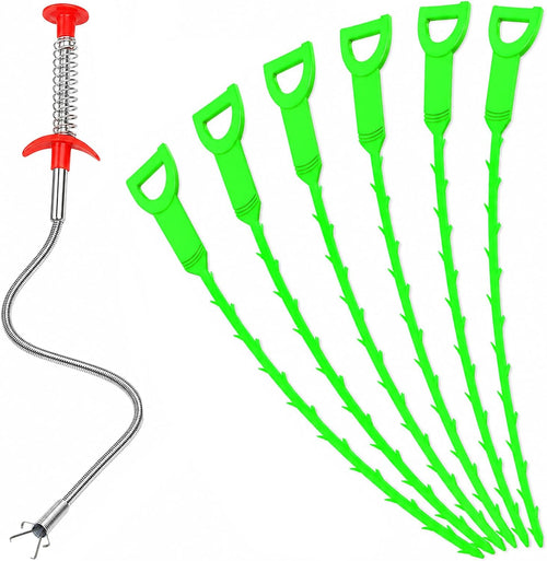 Sewer Clog Remover — Flexible Grab Hook Telescopic Retriever (79 inches)