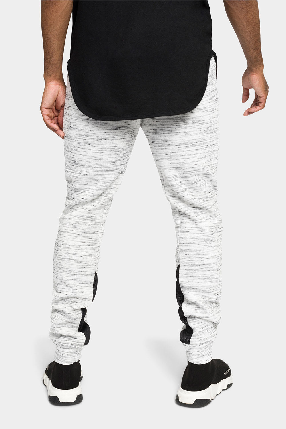 Heathered Cuffed Jogger Sweatpants