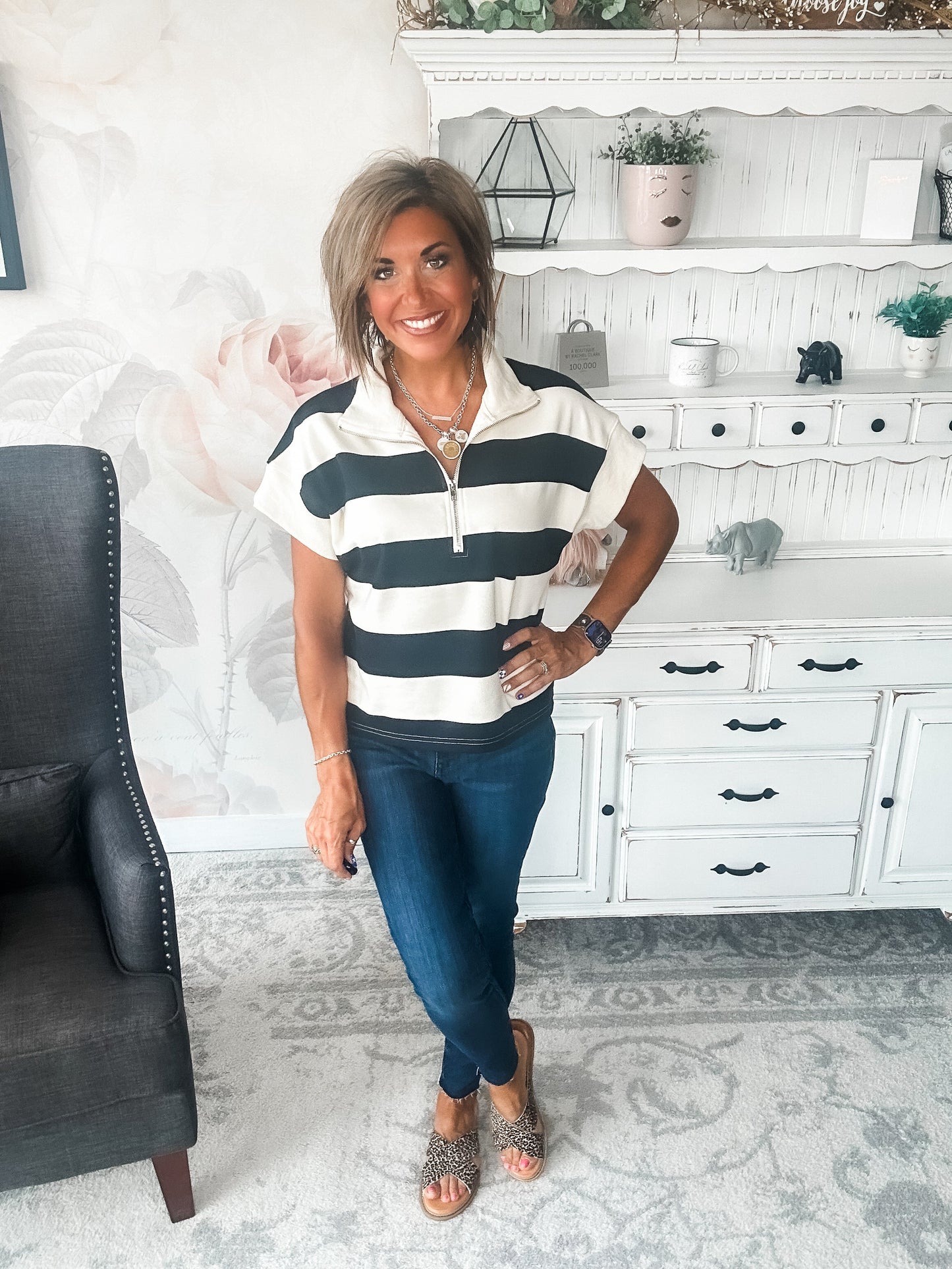Hope Floats Quarter Zip Sweater