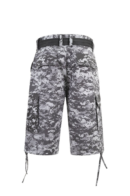 Men's Belted Camo Cargo Shorts (New Colorways)