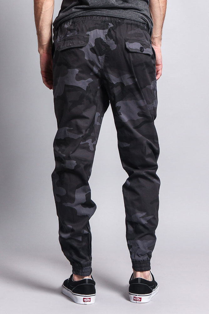 Non-Stretch Twill Jogger Pants